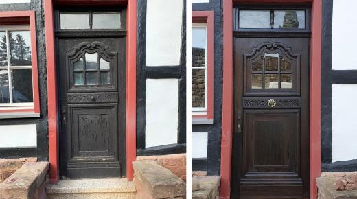 Restaurierung von Haustüren